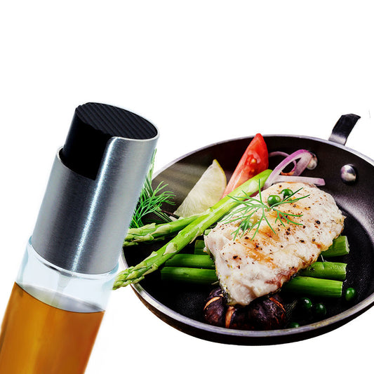 100 ML Stainless Steel Olive Glass Spray Oil Sprayer for Cooking