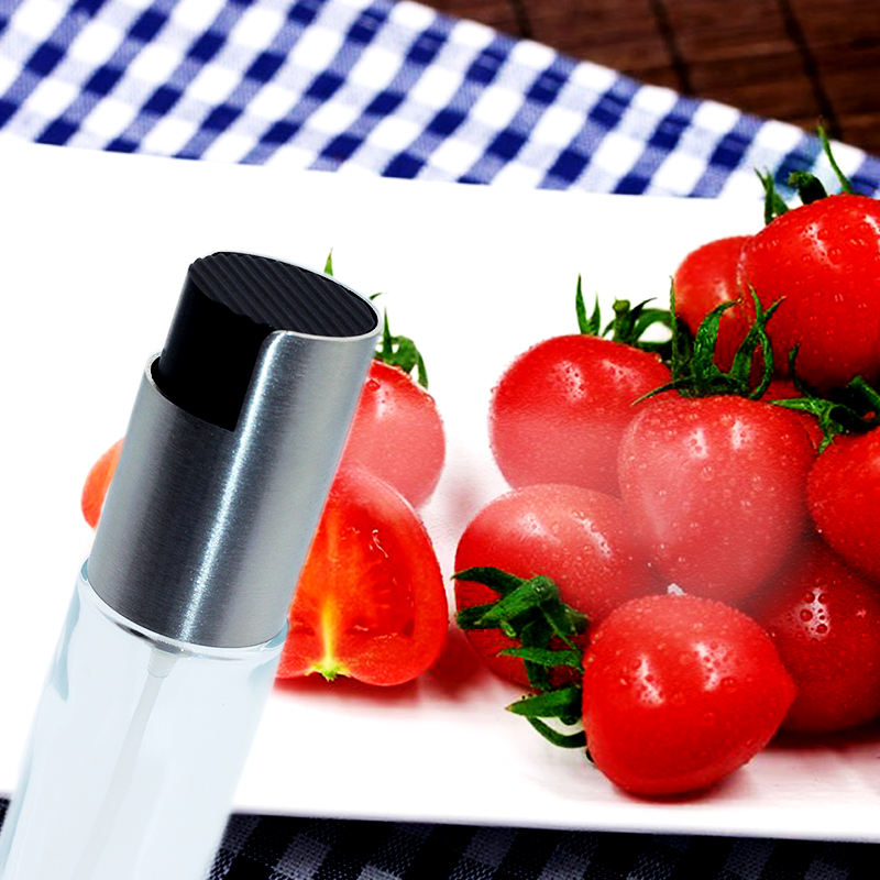100 ML Stainless Steel Olive Glass Spray Oil Sprayer for Cooking