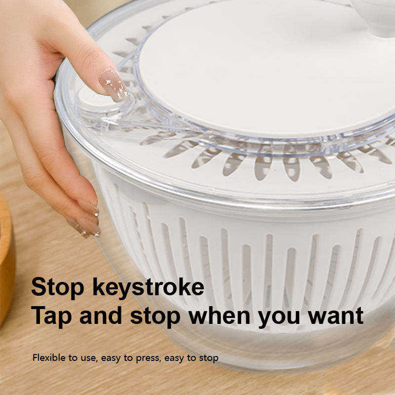 Household Premium Multifunctional Bpa Free Drain Lettuce and Vegetable Salad Spinner for Home Kitchen