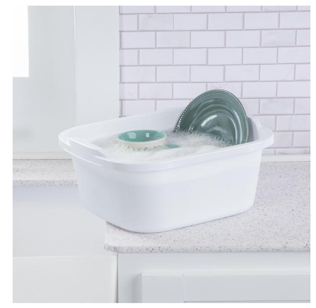 White 12Qt Dishpan